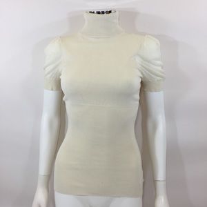 bebe Shortsleeved Turtleneck S